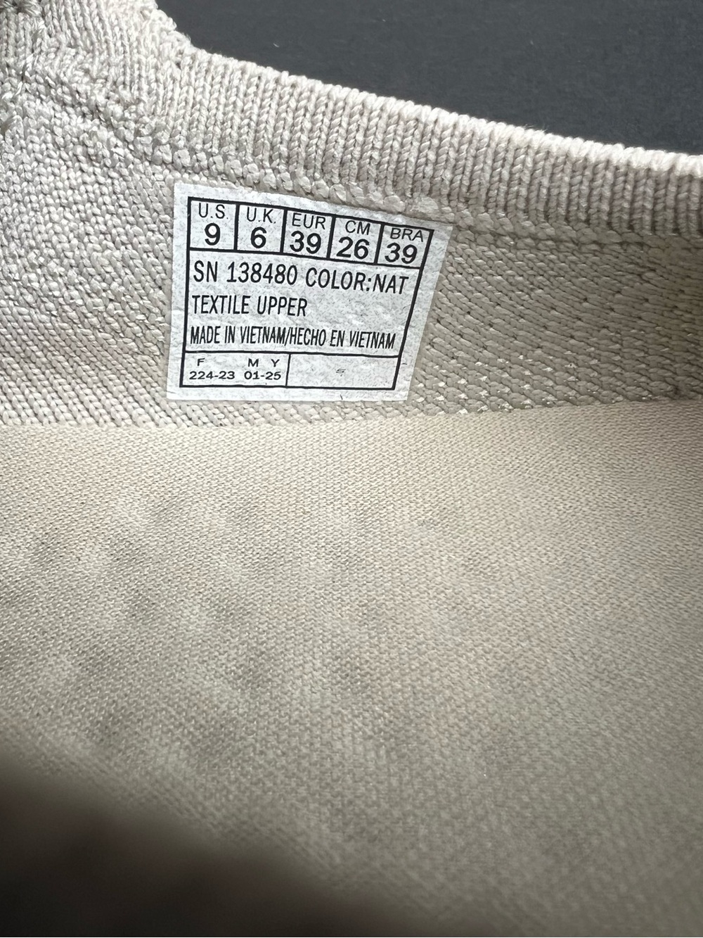Skechers Knit Mary Jane Slip-On in Light Gray and White Size 9 - Picture 4 of 8
